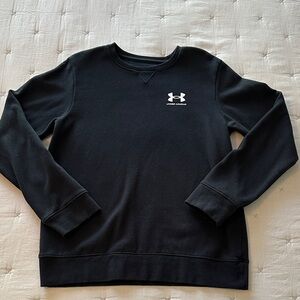 Boy’s Under Armour Black Crewneck Sweatshirt